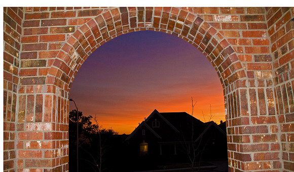Sunset from my doorsteps, Cedar Park, TX
