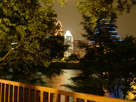 View of downtown Austin from Hyatt hotel